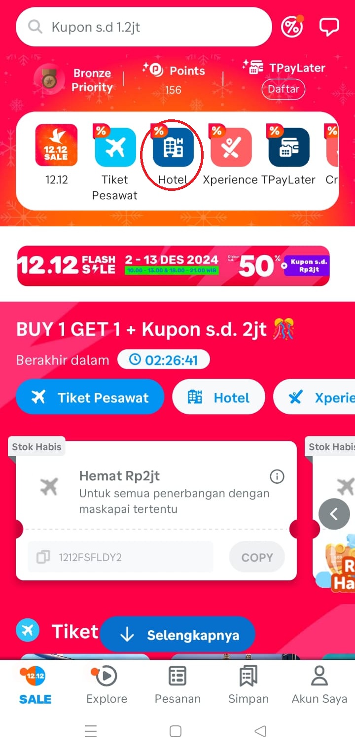 Cara Booking Hotel, Cara Pesan Kamar Gotel GGi Batam