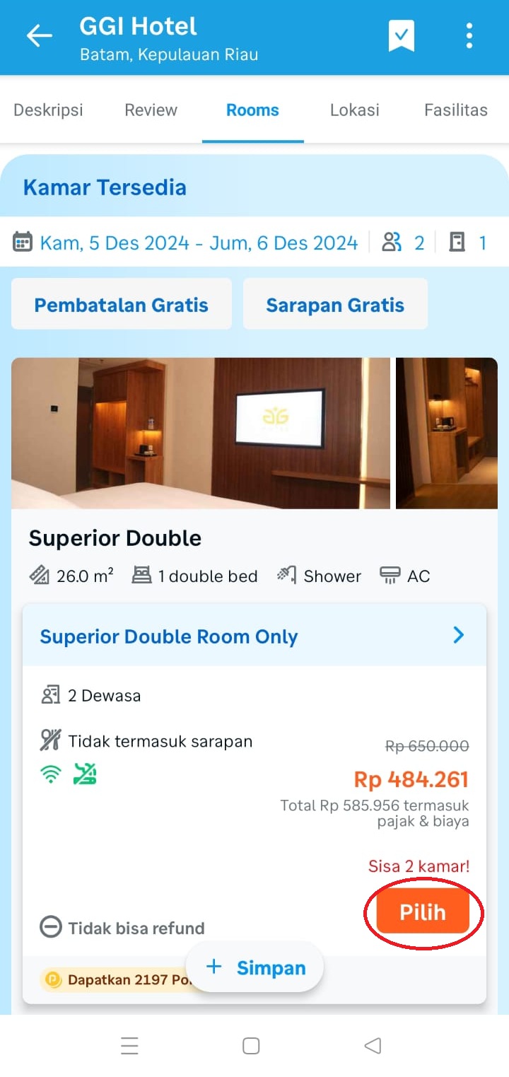 Cara Booking Hotel melalui Aplikasi Traveloka