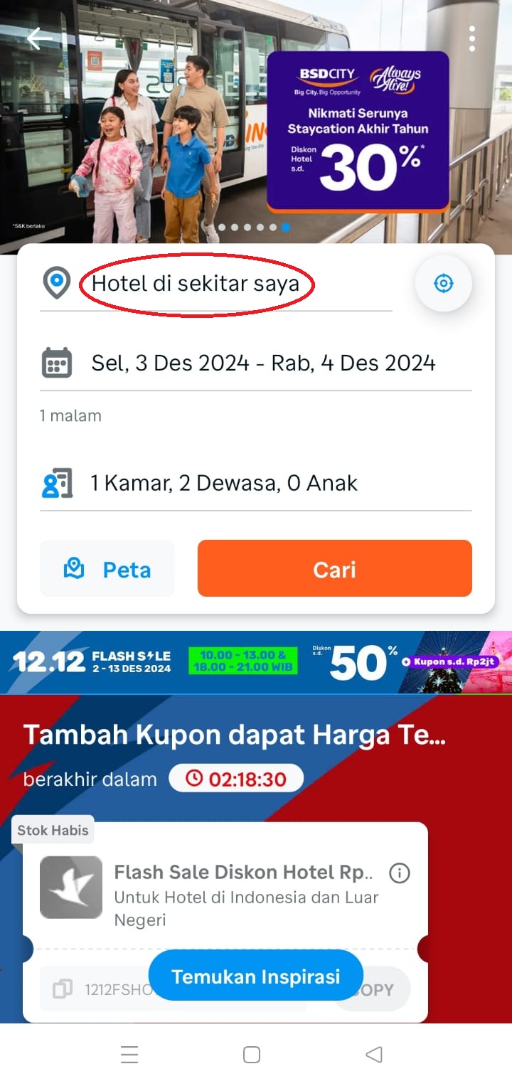 GGi Hotel cara pesan kamar